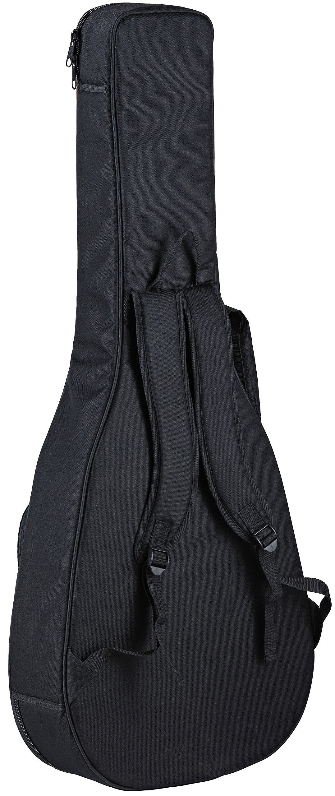 Ortega RCE145LBK - Guitarra electroacústica, abeto y caoba, para zurdos color negro, completo