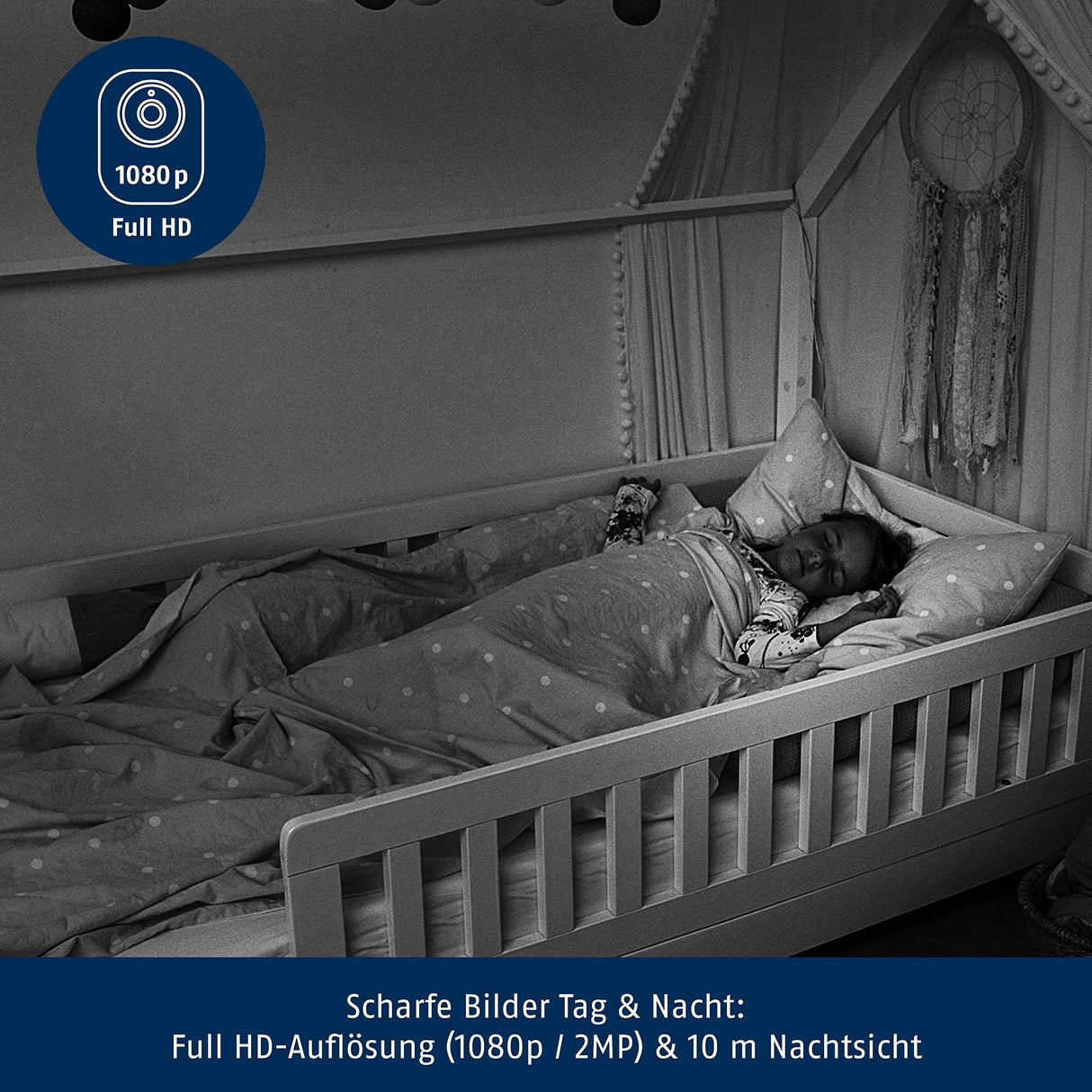 ABUS PPIC31020 Cámara WLAN de privacidad para interiores con modo de privacidad, ángulo de visión de 180 grados y detección de movimiento - Sterung per App - 91237