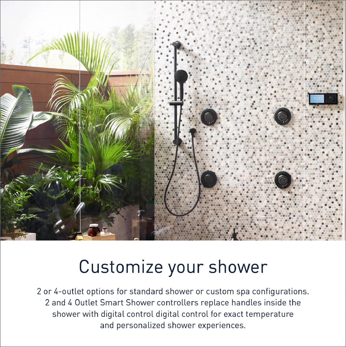 Moen S3102, Bathroom U Digital Shower Valve, 2-Outlet