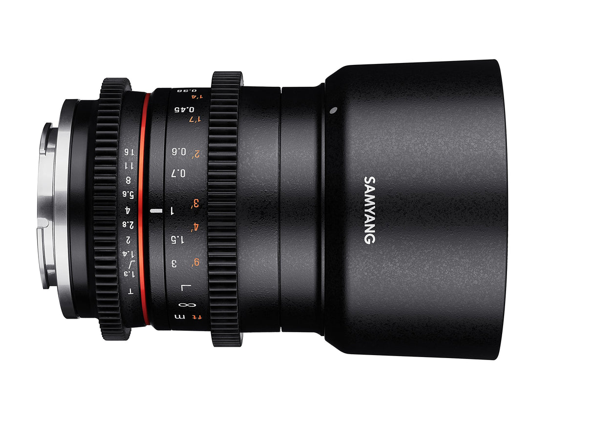 Samyang SA2312 - Objetivo para Video CS Mirrorless para Fuji X (35 mm, T1.3 ED, AS UMC), Negro