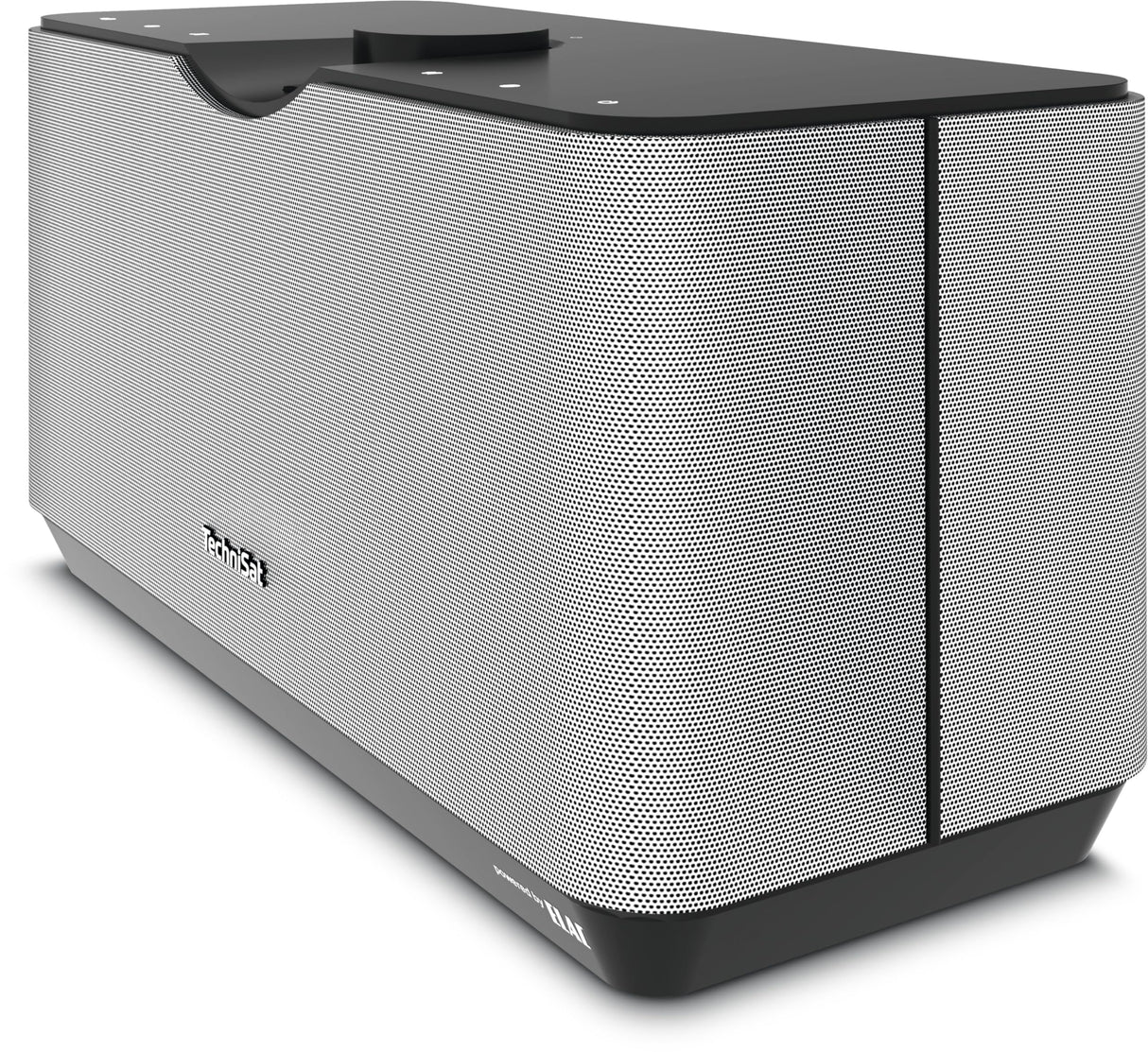 TechniSat AUDIOMASTER MR3 - Altavoz ELAC WLAN de 90W y Radio Internet (con Streaming de Audio UPnP/DLNA, Altavoz Multiroom para Reproducir Radio Internet, Spotify y Bluetooth) Negro/Plateado