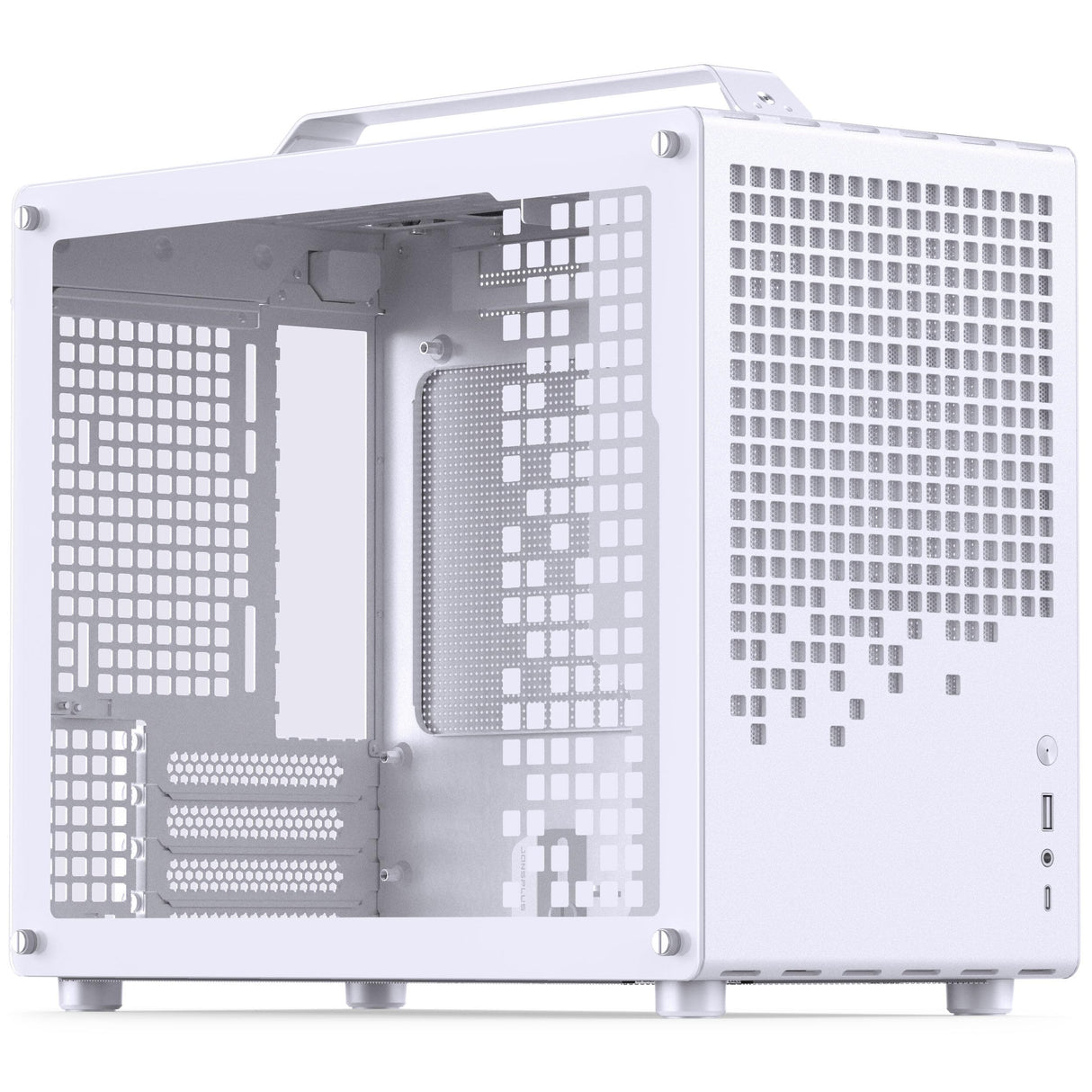Jonsplus MATX Handle Case Z20 - weiß