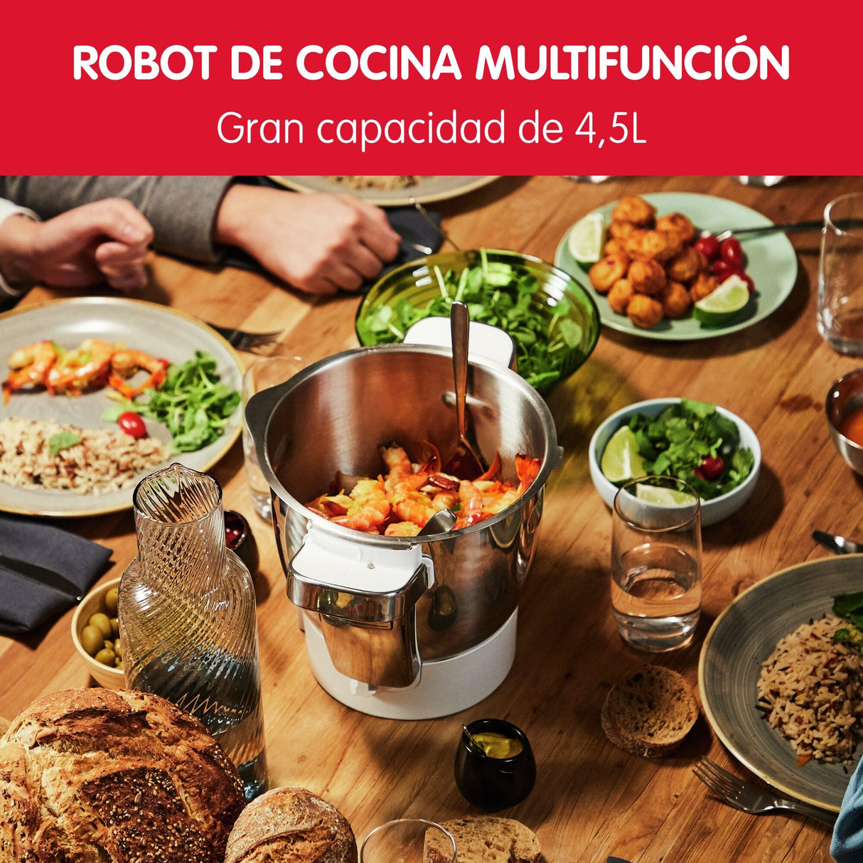Moulinex Robot de cocina I-COMPANION TOUCH XL HF93E