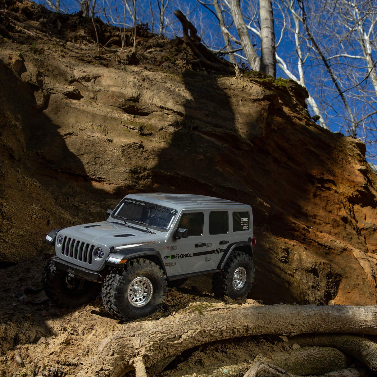 Axial AXI03003BT1 1/10 SCX10 III Jeep JLU Wrangler with Portals RTR RC Truck, Multicolor