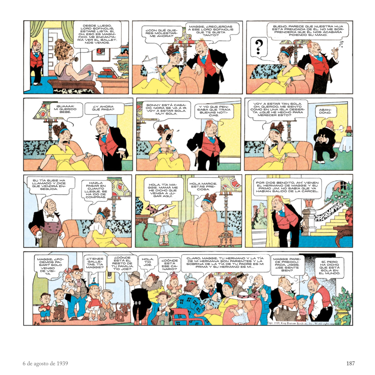 BRINGING UP FATHER (1939-1940) (COMICS Y NOVELAS GRAFICAS)