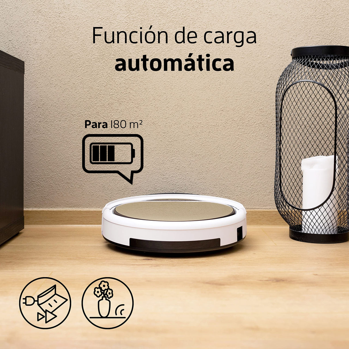 ZACO Robot aspirador y fregasuelos V5sPro con mando a distancia, Aspiradora y fregadora inteligente 2en1 para suelos duros, madera, parquet y alfombras, Aspiradoras para perros y pelos de mascotas