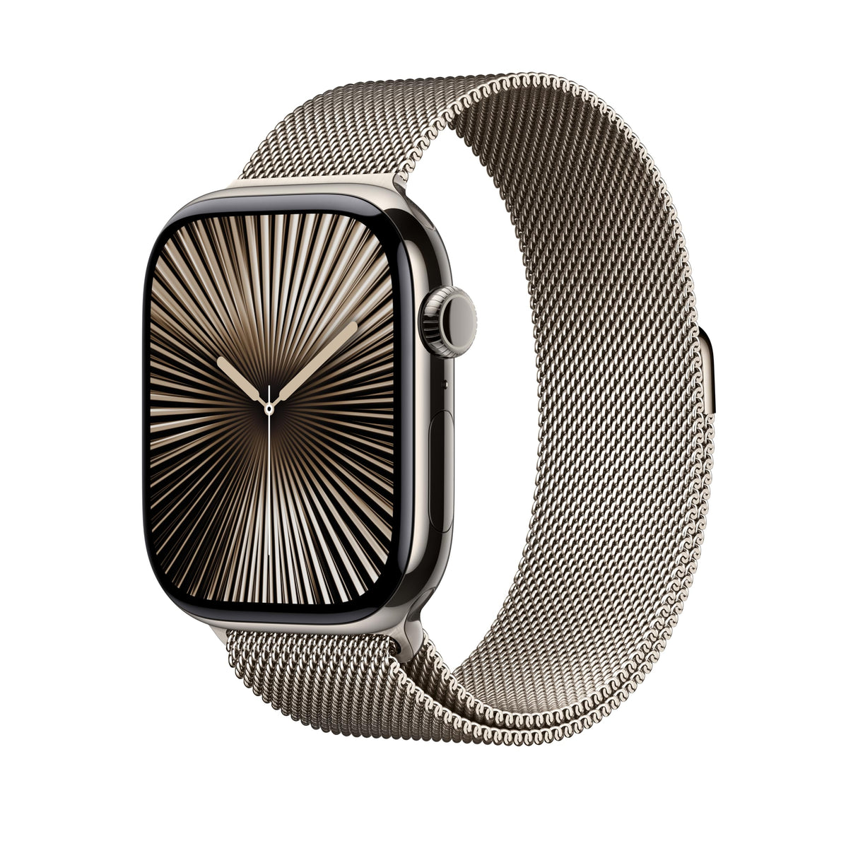 Apple Watch Band - Pulsera Milanese Loop - 46 mm - Natural - Talla S/M