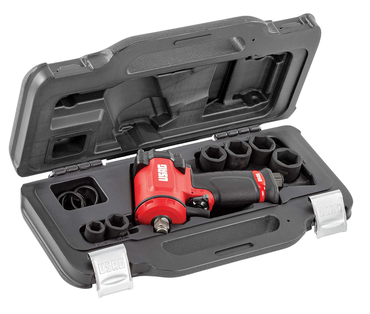 USAG U09420015 - 942 PC3/C7 - Surtido de llaves de vaso hexagonales y llave de impacto en estuche modular (7 pzas.)