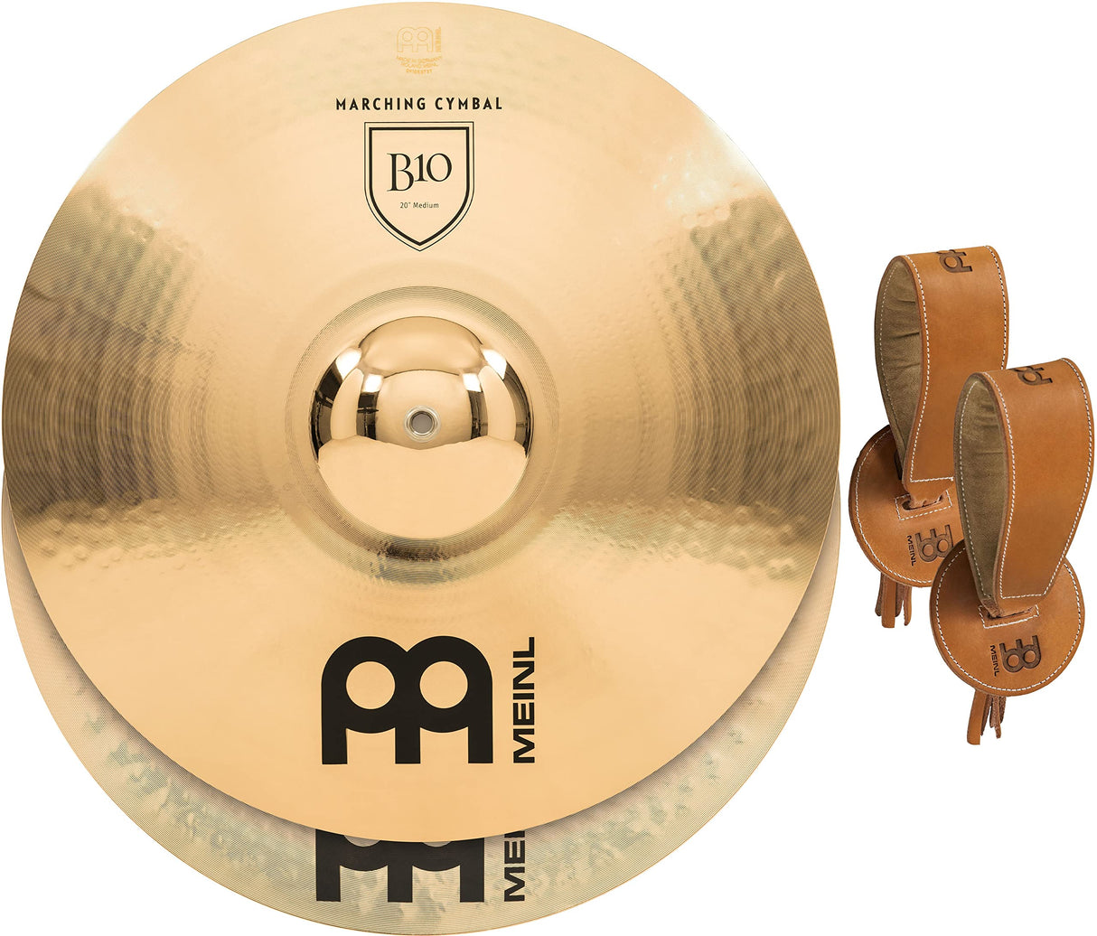 Meinl 50.8 cm B10 bronce tamaño mediano par Cymblas marchas