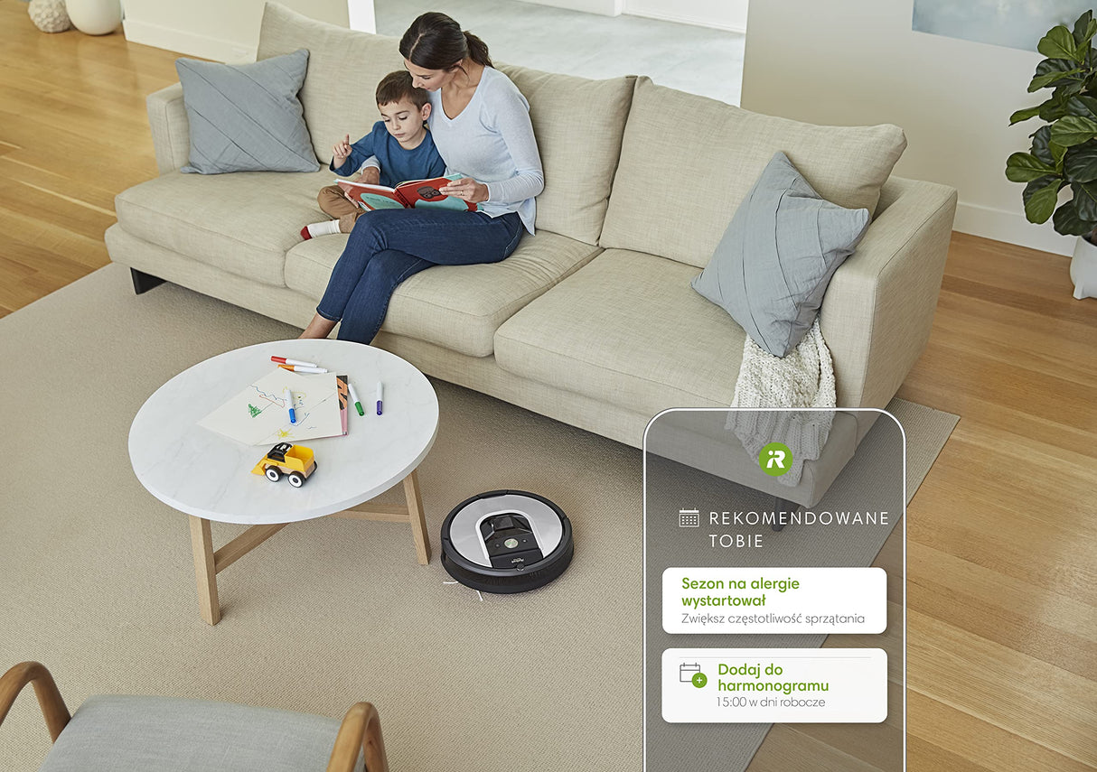 iRobot Roomba 981, Robot Aspirador para Pelo de Mascotas con Gran Potencia de succión 1 y cepillos de Goma antienredos, Conexión WiFi, Programable por App y Compatible con Alexa, Color Azul
