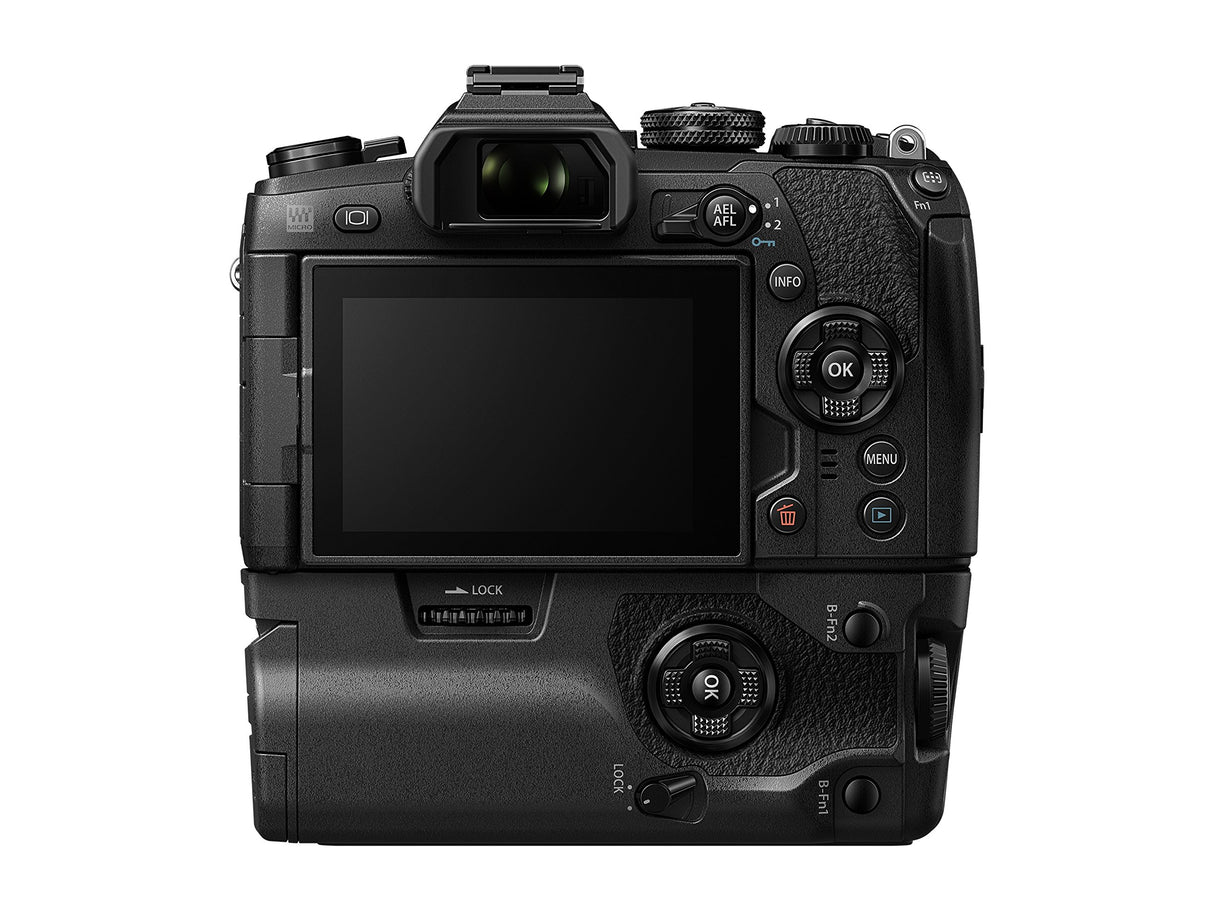 Olympus HLD-9 - Empuñadura para cámara OM-D E-M1 Mark II (con Ranura Extra para batería BLH-1, Controles manuales)