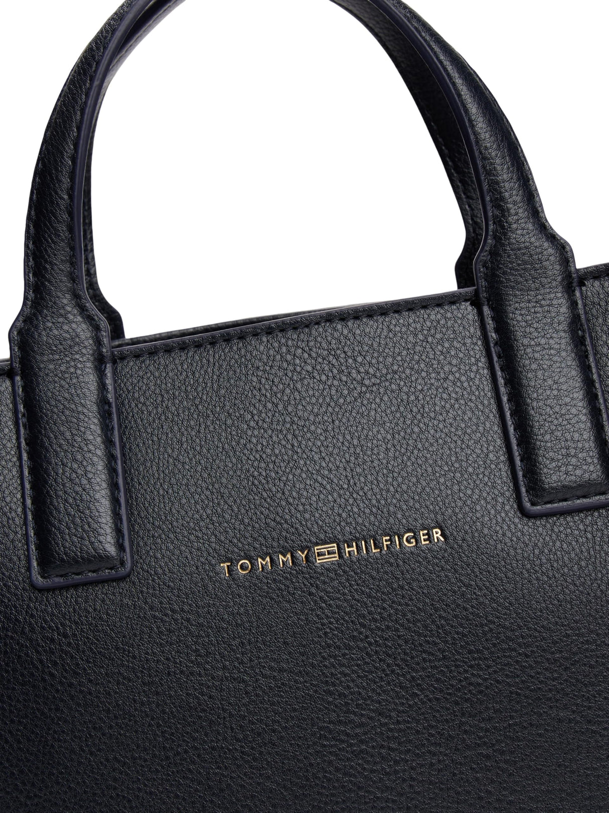 Tommy Hilfiger Bolso Tote Mujer Logotape Mini pequeño, Azul (Space Blue Corp), Talla Única