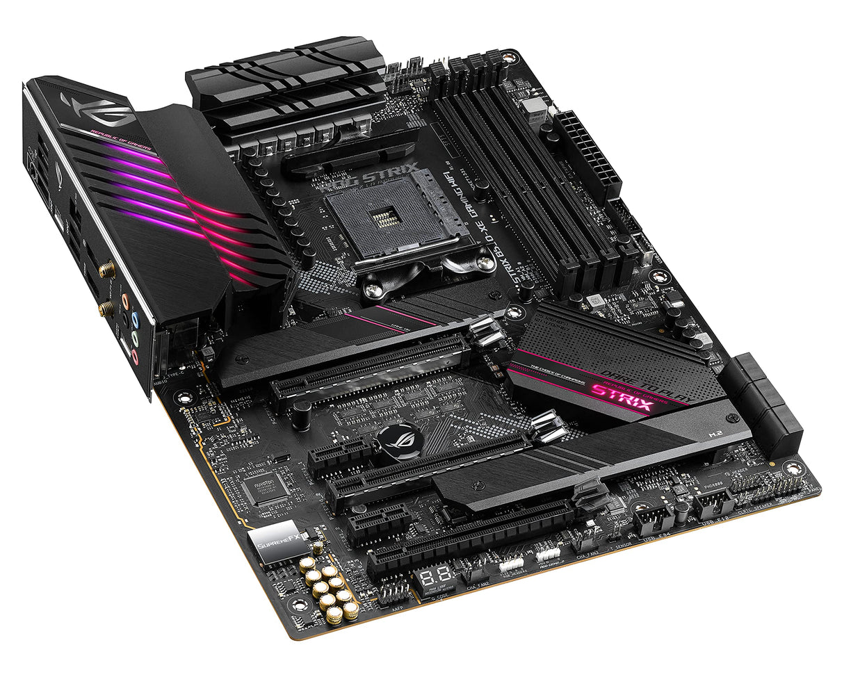 ROG STRIX B550-XE GAMING WIFI - Placa base de gaming ATX AMD B550 Ryzen AM4 (PCIe 4.0, 16 etapas de alimentación, dos ranuras M.2, cuatro ranuras ASUS Hyper M.2 x16 Gen 4, SATA 6 Gbps, USB 3.2 Gen. 2