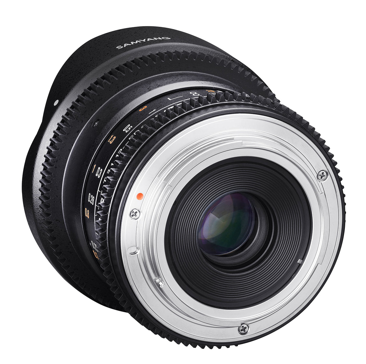 Samyang F1312105101 - Objetivo para vídeo VDSLR para Sony A (Distancia Focal Fija 12mm, Apertura T3.1-22 ED AS NCS, Ojo de pez), Negro