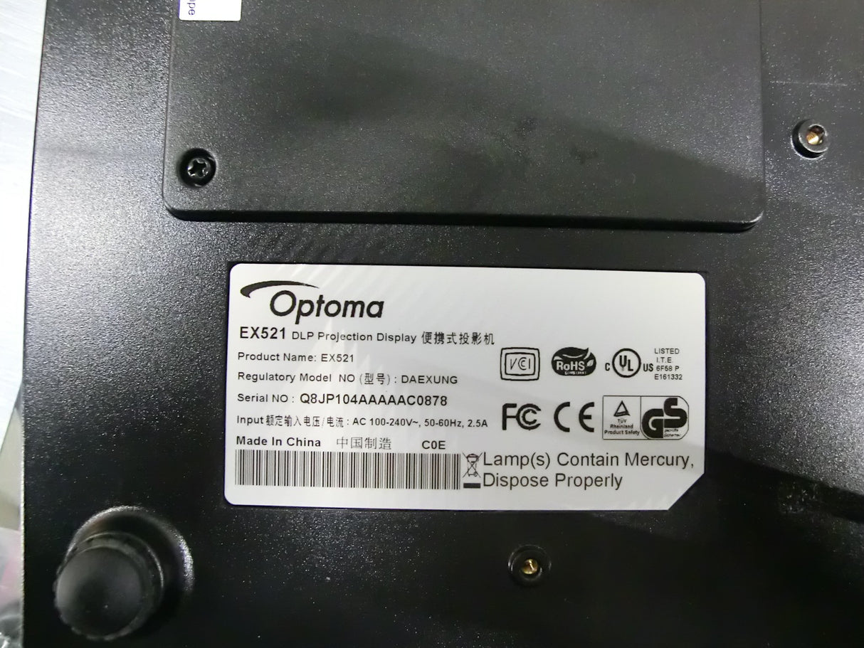 Optoma EX521 - Proyector, 2600 Lúmenes del ANSI