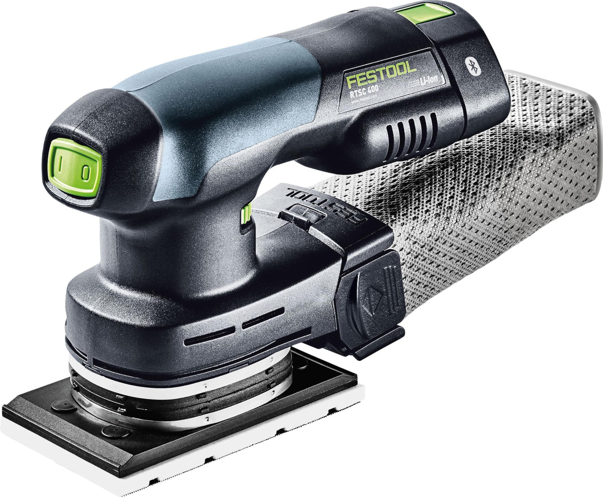 Festool Systainer RTSC 400 3.0 I-Set - Deslizador de batería (incluye batería BP 18 Li 3,0, cargador rápido, adaptador de red (incluye cable de alimentación Plug IT), zapata, protector, bolsa de