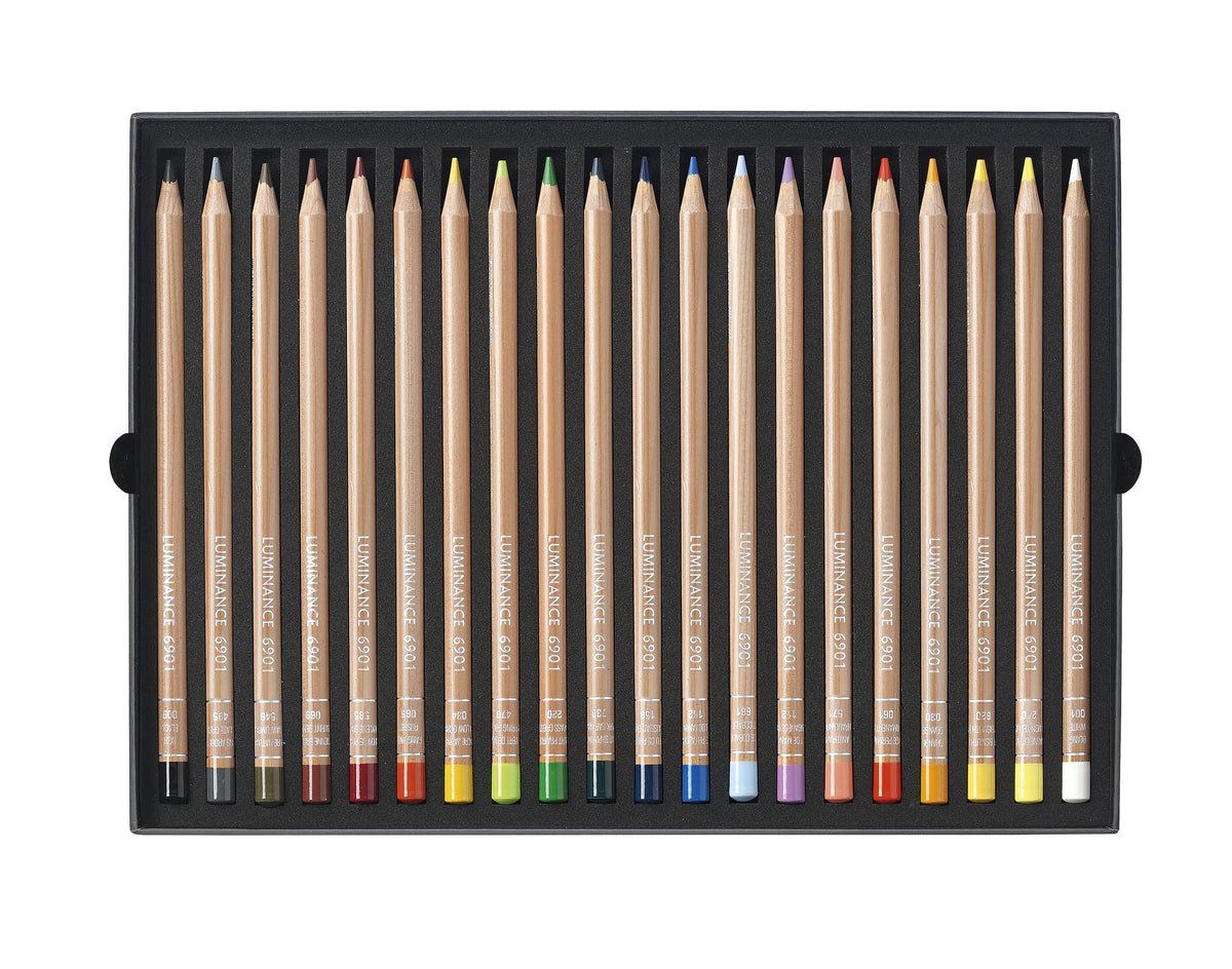 Caran d 'Ache Caja de 20 Colores LUMINANCE 6901™