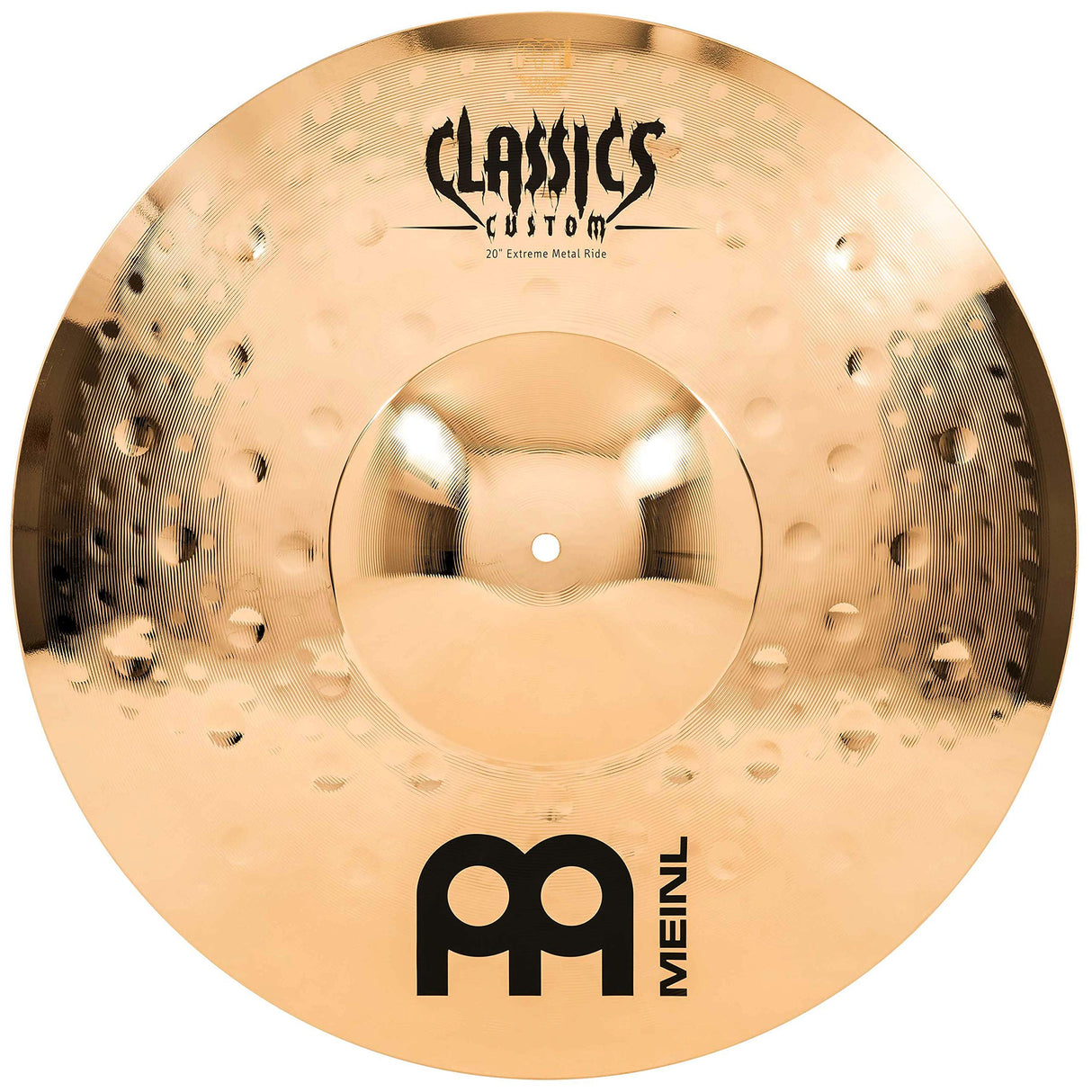 Meinl Cymbals Classics Custom Extreme Metal Cymbal Set Box Pack - Juego de Platillos de Batería con Plato 14 Hihat, 18 Crash y 20 Ride (35,56-50,80cm) Bronce B12, Acabado Brillante (CC-EM480)