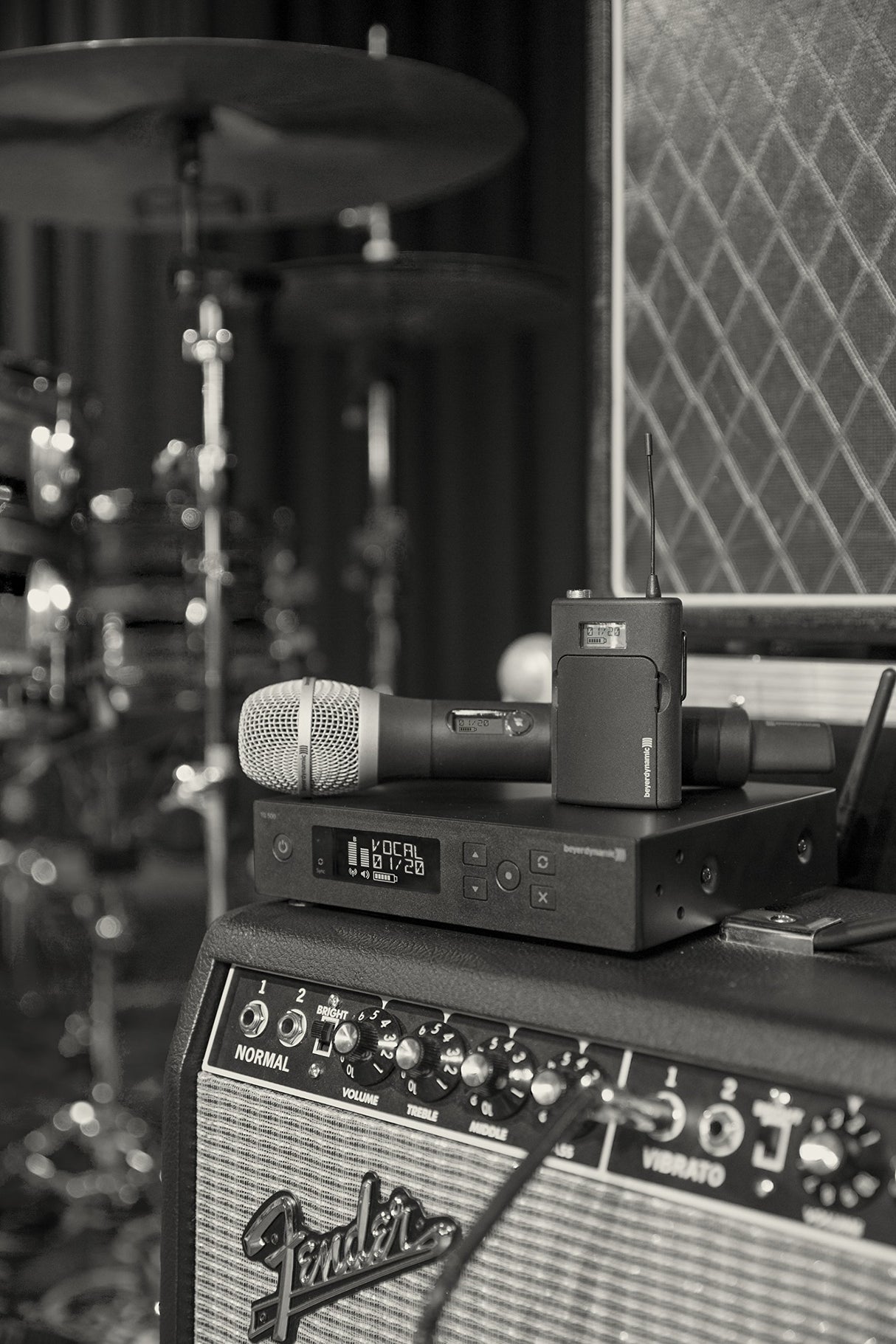 beyerdynamic TG 550 Vocal Set - Micrófono inalámbrico (Apto para Voces, 794-832 MHz)