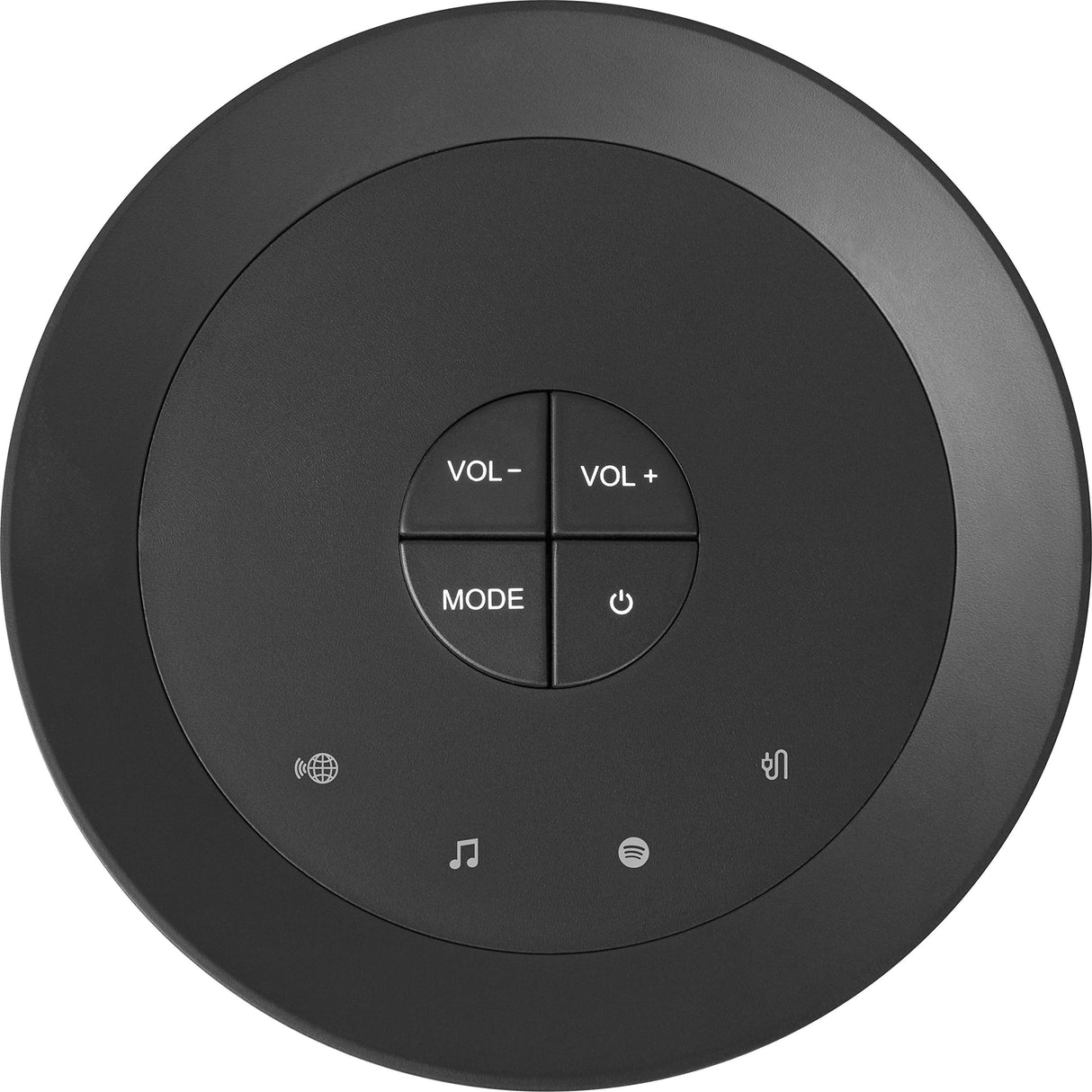 TechniSat Techni Sonido MR2 – Multi Room Altavoz (Multi Room de retransmisión, Radio por Internet, 2 x 10 W Wireless Speaker, Spotify Connect, UPnP de Audio Streaming) Negro/Plata