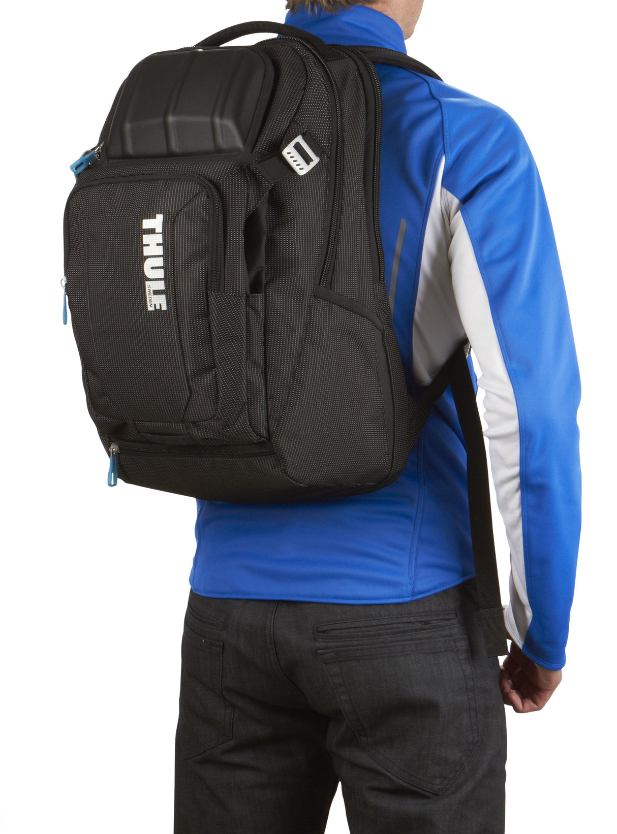 Thule TCBP217 - Mochila para Ordenador Ordenador portátil de 17" (Capacidad de 32 litros, Compartimento SafeZone), Negro