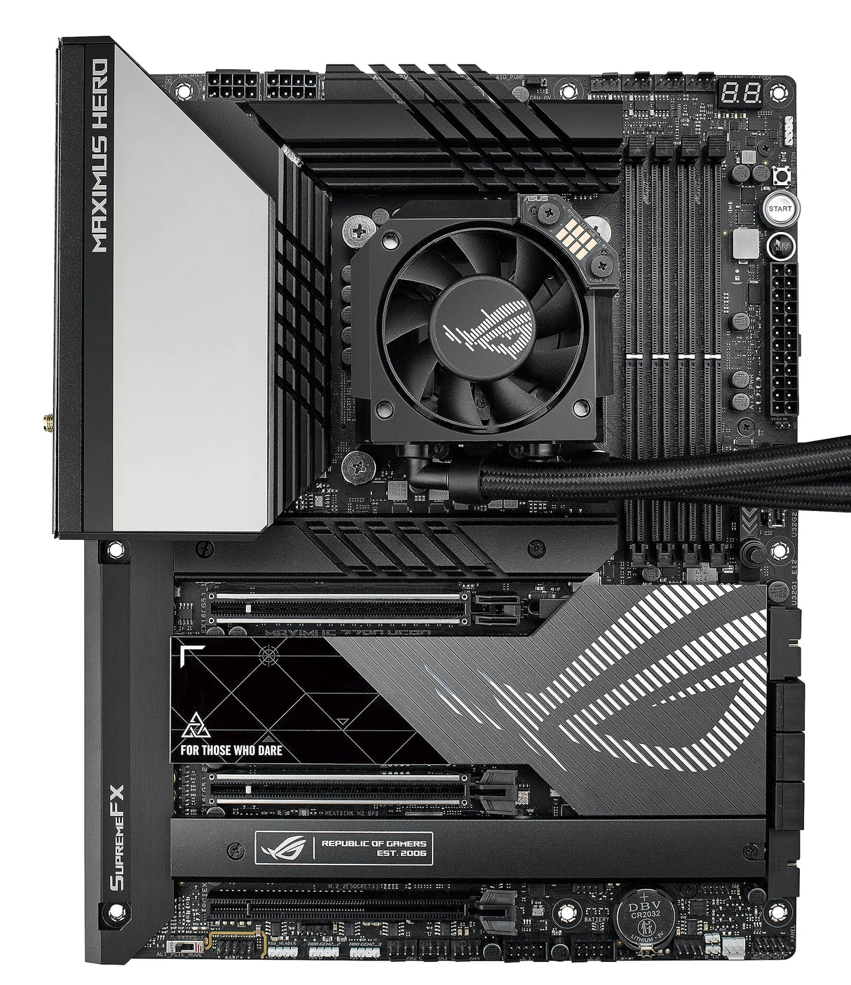 Asus ROG Ryujin III 240 - Kit de Refrigeración Líquida CPU, Pantalla LCD de 3.5", Bomba Asetek 8a Generación, Ventilador Integrado y 2 Ventiladores de Radiador Noctua 2000 PWM de 120 mm