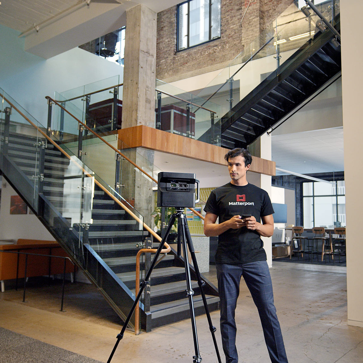 Matterport Pro2 Essentials Bundle - Includes Pro2 3D Camera, Tripod Mount, Clamp, and Backpack