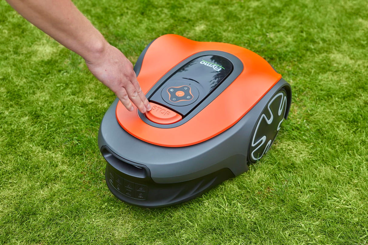 Flymo EasiLife GO 400 Cortacésped robótico para el césped Cuidado Fácil instalación e instalación. Práctico Control de Aplicaciones. Silenciosamente Cortar de Forma Segura hasta Metros