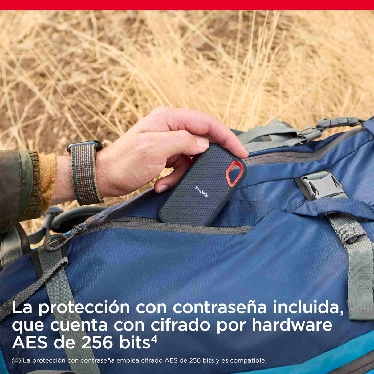 SanDisk Extreme SSD Externo Portátil 8 TB (Disco Duro Externo SSD con velodidad de Lectura de hasta 1050 MB/s, 1000 MB/s de Escritura, IP65 de Resistencia al Agua y al Polvo) con cifrado por Hardware