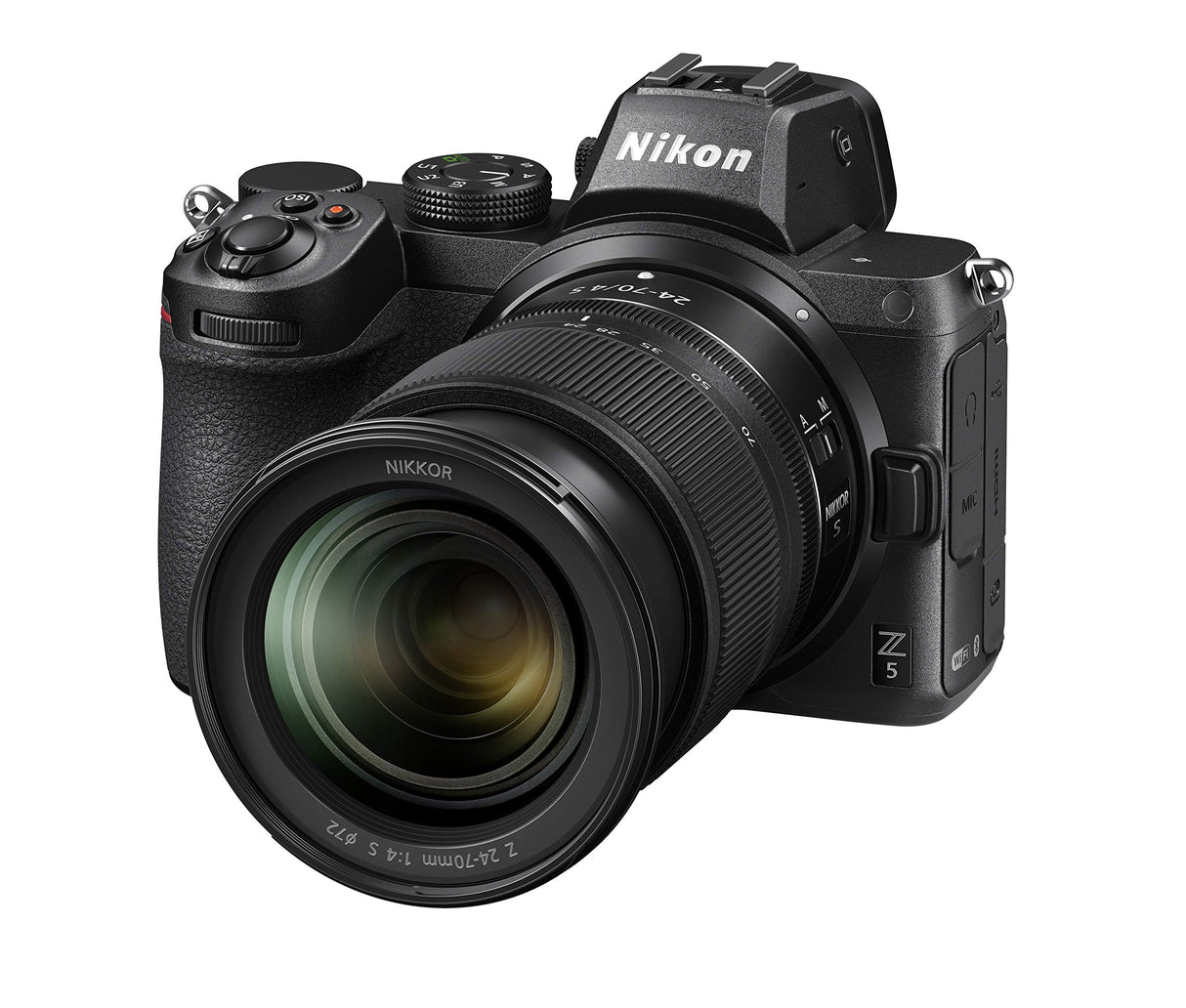 Nikon Kit de cámara sin Espejo Z5 + Z de 24-70 mm (AF híbrido de 273 Puntos, estabilización de Imagen óptica en el Cuerpo de 5 Ejes, películas 4K, Ranuras para Tarjetas duales), VOA040K006