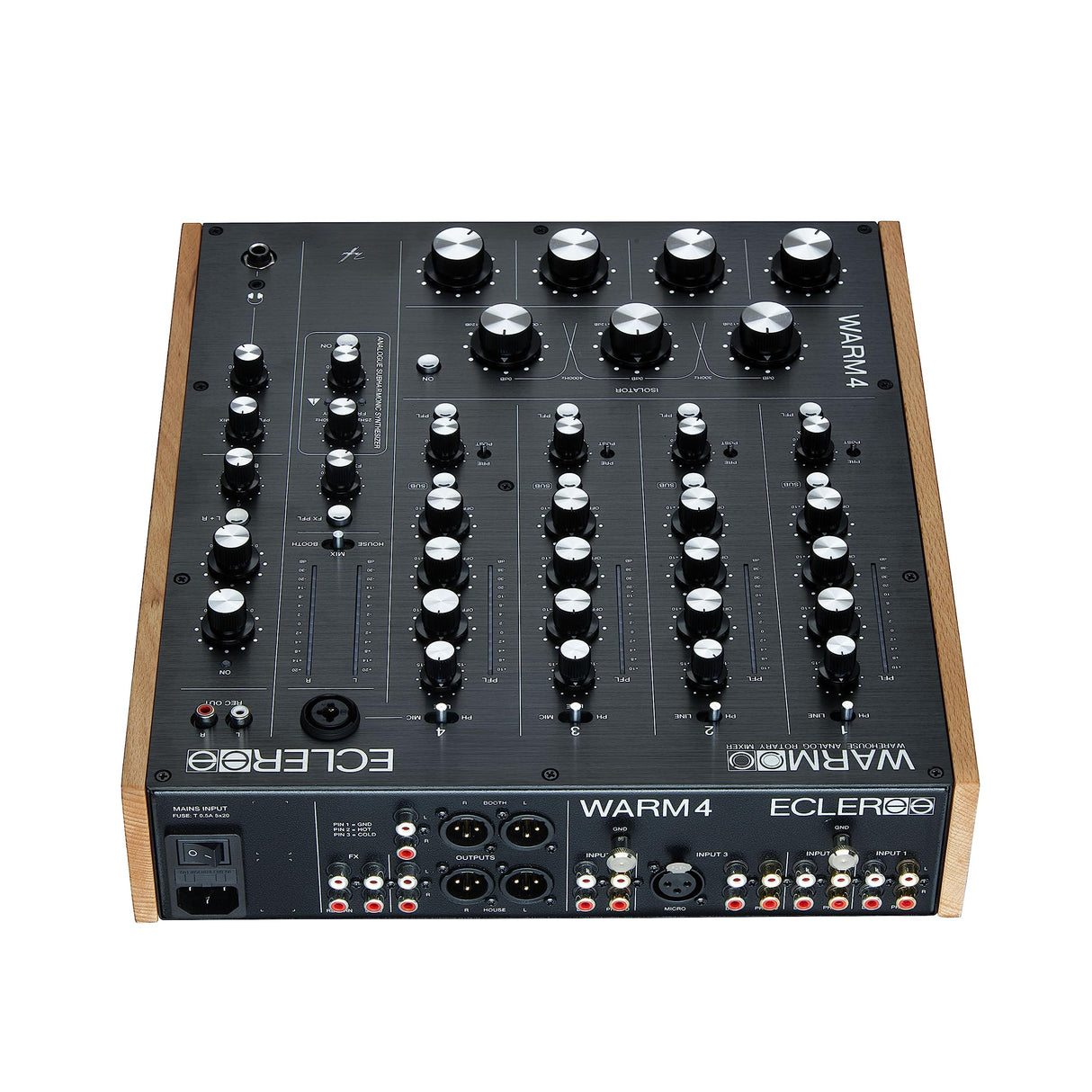 Ecler Warm4 - Batidora rotativa para DJ (4 canales)