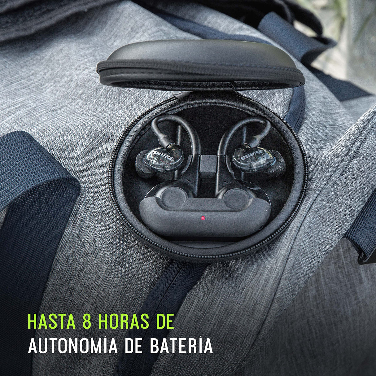 Shure Adaptador inalámbrico True (Gen 2) para auriculares aislados de sonido, ajuste sobre el oído, Bluetooth 5 tecnología inalámbrica, duración de la batería larga (RMCE-TW2-EFS)