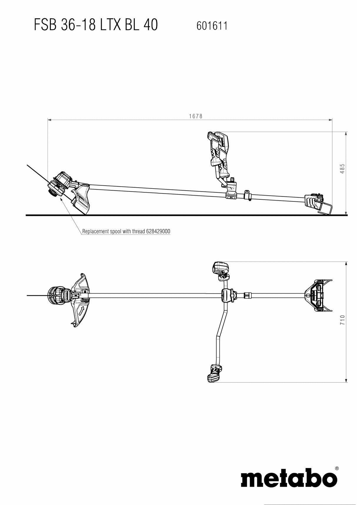DESBROZADORAS DE BATERÍA con batería de Litio 18 V - FSB 36-18 LTX BL 40