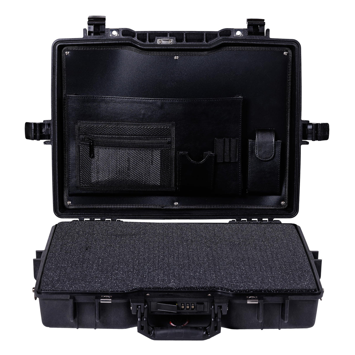 PELI 1495CC1 Maletín para portátil Resistente a los Impactos, IP67 estanco e Impermeable al Polvo, 15L de Capacidad, Fabricado en EE.UU., Color Negro