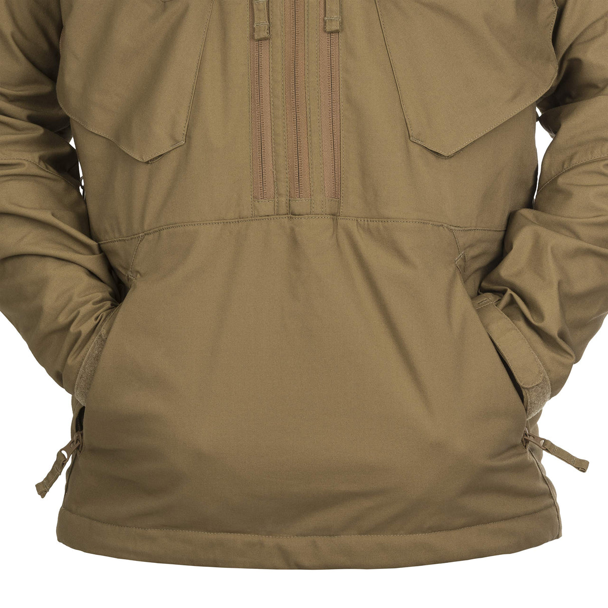 Helikon-Tex Bushcraft PILGRIM Anorak - Chaqueta para exteriores, color negro, Taiga verde-09, M