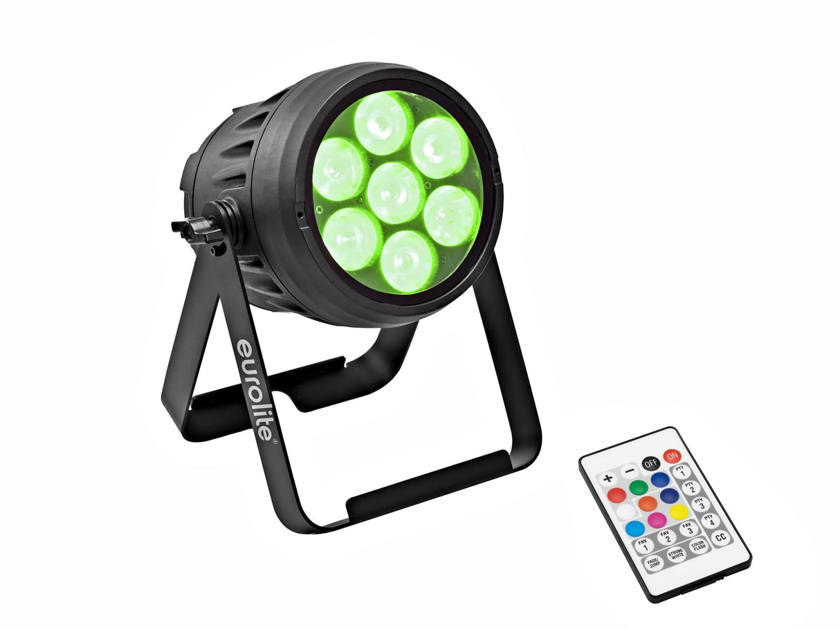 EUROLITE LED IP PAR 7 x 10 W RGBL spot