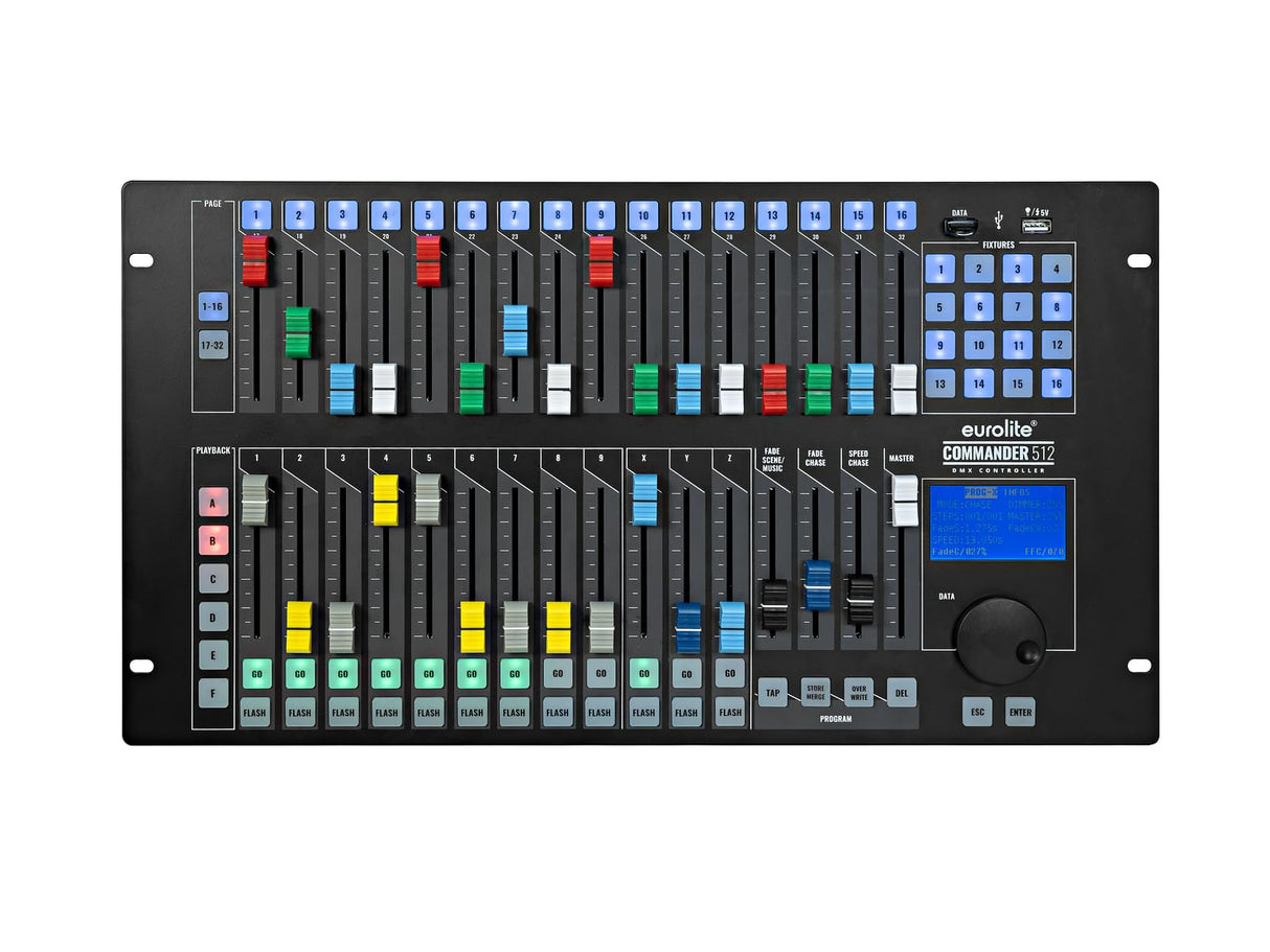 Eurolite DMX Commander 512 - Controlador DMX