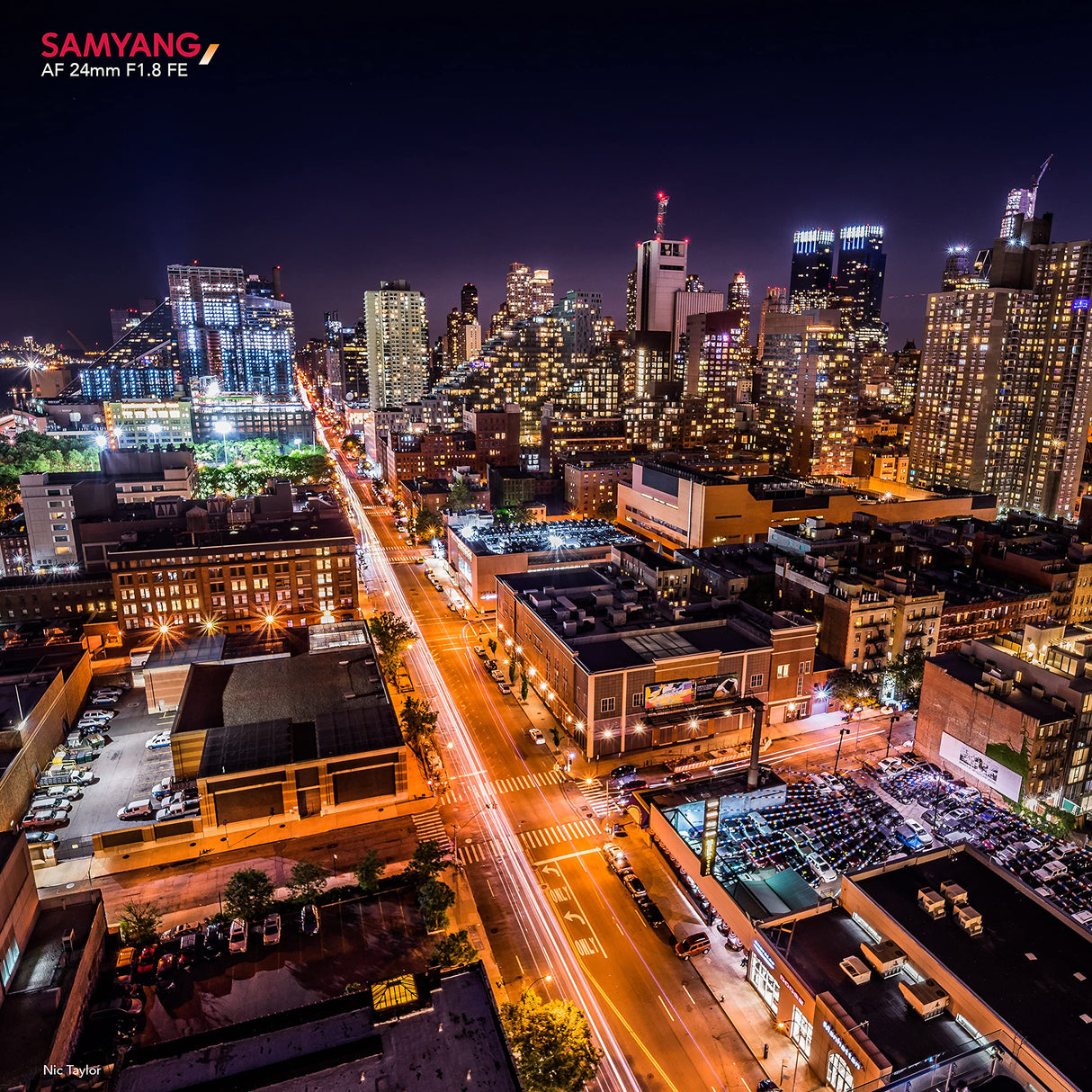 Samyang AF 24 mm F1.8 Sony FE Tiny but Landscape Master - enfoque automático de formato completo y APS-C gran angular distancia focal fija para Sony E, FE, E-Mount