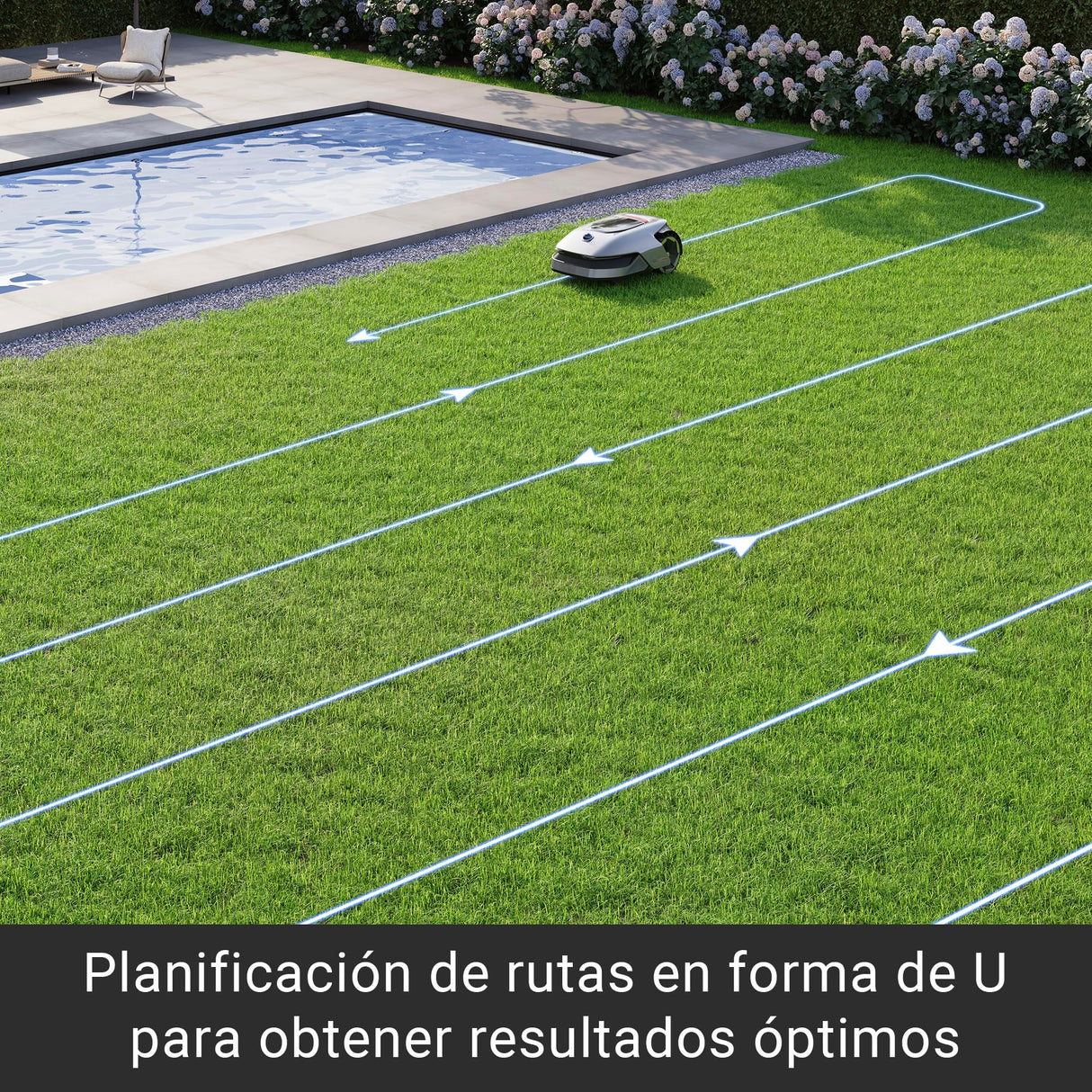 Dreame A1 Robot Cortacésped sin Cables, Tecnología Omnisense™, Controldo por App/WiFi, Gestión Intuitiva de Las Zonas, Prevención Inteligente de Obstáculos, Adecuado para Céspedes de hasta 1000 m²