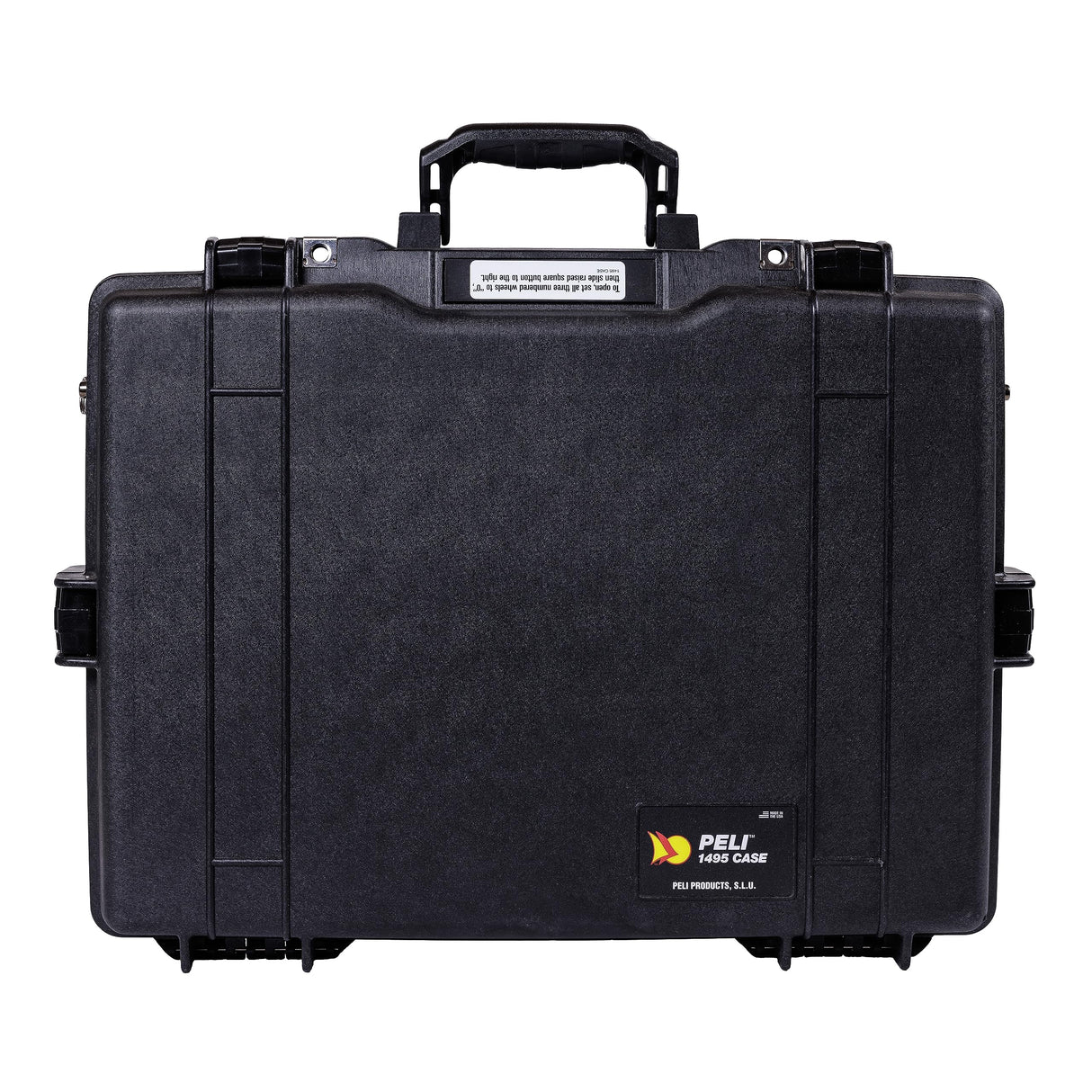 PELI 1495CC1 Maletín para portátil Resistente a los Impactos, IP67 estanco e Impermeable al Polvo, 15L de Capacidad, Fabricado en EE.UU., Color Negro