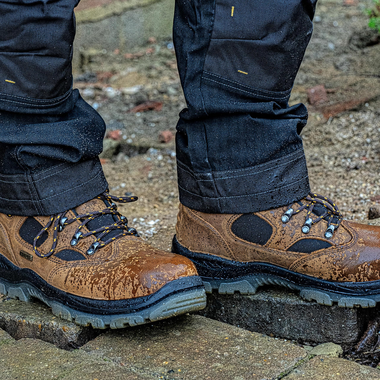 DeWalt Sympatex, Zapatos de protección Hombre, Marrón (Brown Challenger 4), 45 EU (11 UK)