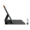 Logitech Slim Folio para iPad (7.ª generación), Disposición AZERTY Francés - Gris