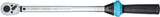 Llave dinamométrica HAZET 5122-2CT I Salida: cuadrado 12,5 mm, 1/2 pulgada, tolerancia: 4%, 32 dientes I Carraca reversible para coche y bicicleta I 519mm