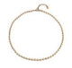 UNO de 50 | Cadena de Aleación Bañada en Oro 18k | Joyería Artesanal | Diseño Creativo
