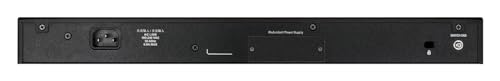 D-Link DGS-3630-28PC/SI - Switch PoE Gigabit Gestionable Layer 3 (20 puertos 10/100/1000 Mbps 802.3 at/af, 4 puertos SFP Combo, 4 puertos 10GbE SFP+, detección de bucles, prevención de fuga de datos)