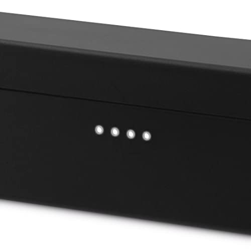 Hama | Auriculares Bluetooth (6h de música, True Wireless, Micrófono Integrado, Sensor táctil, Compatible con Siri y Google Assistant), Color Negro