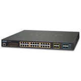 Planet GS de 5220 – 24pl4 X gestionado L2 + Gigabit Ethernet (10/100/1000) Alimentación a través de Ethernet (PoE) Apoyo 1U Negro Conmutador de Red