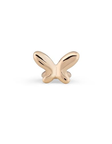 UNO de 50 | Anillo con Forma de Mariposa Grande | Bañado en Oro de 18k | Talla 12 | Joya Artesanal | Hecho en España