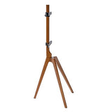 TM Electron - Soporte Pie TV - Compatible con Pantallas de 45” a 65” - Montaje VESA - Diseño Inteligente con Cables Ocultos - Ángulo de Giro de 45º - Correa Antivuelco - Negro