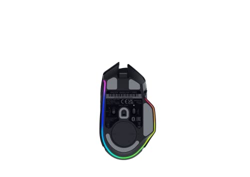Razer Basilisk V3 Pro - Ratón Inalámbrico Personalizable para Juegos con Rueda Inclinable Hyperscroll (Sensor Óptico Focus Pro 30K, Iluminación Cromática de 13 Zonas, Botones Programables 11) Negro